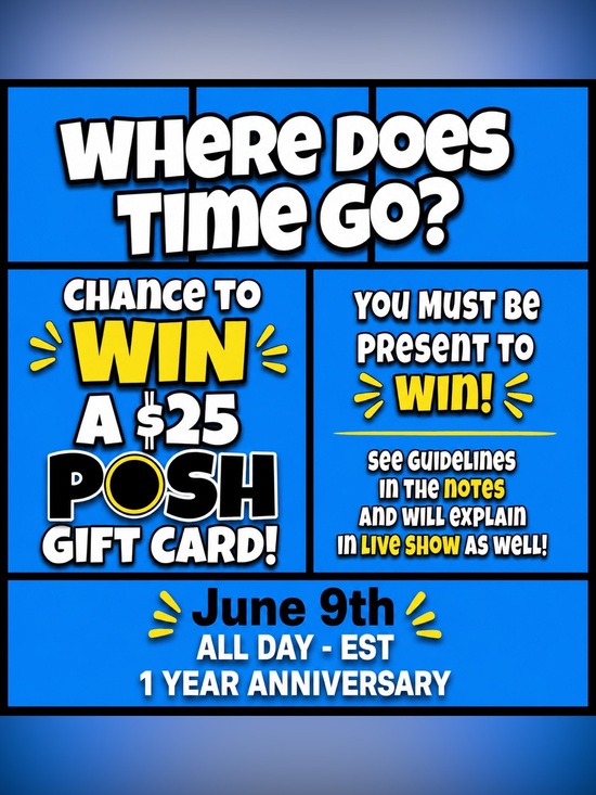 Other - $25 Posh Gift Card *chance to win, must be present to choose